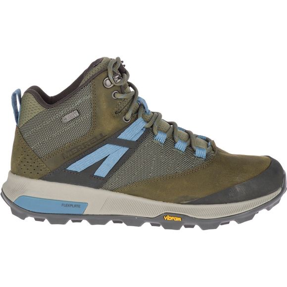 Merrell Shoes - Merrell J99622 Zion Mid Waterproof Hiking Shoes Lace Up Olive Women Sz 7 / 37.5